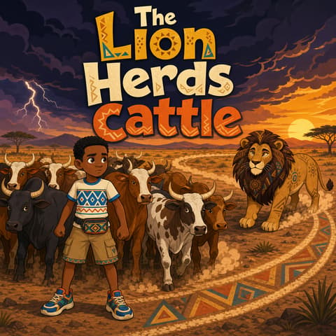 The Lion Herds Cattle