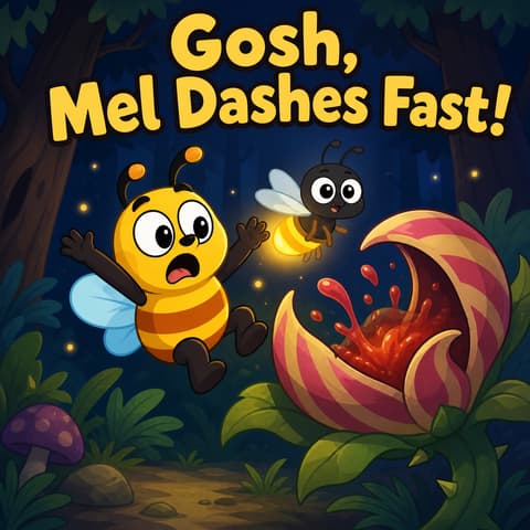 Gosh, Mel Dashes Fast!