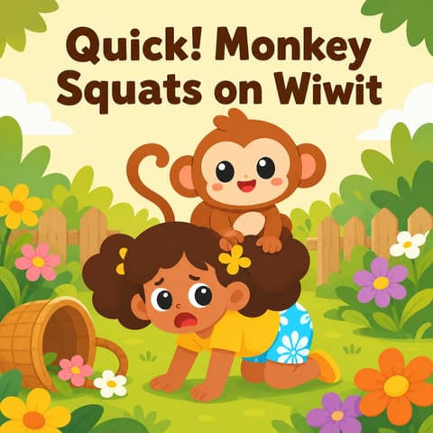 Quick! Monkey Squats on Wiwit