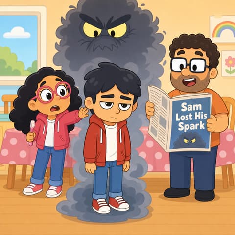 Sam Lost His Spark | Bookbot Decodable Reader Level 5
