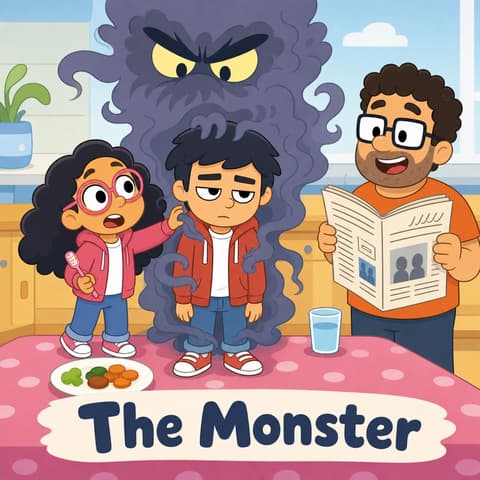 The Monster | Bookbot Decodable Reader Level 51