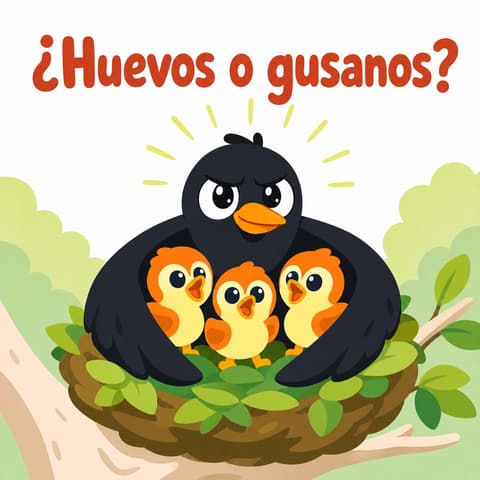 ¿Huevos o gusanos? | Libro ATAL de animales nivel 49