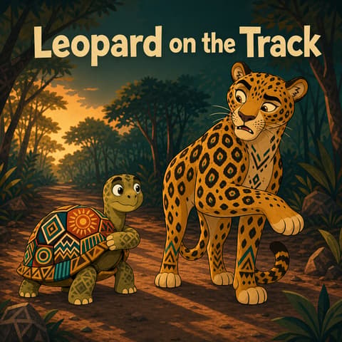 Leopard on the Track