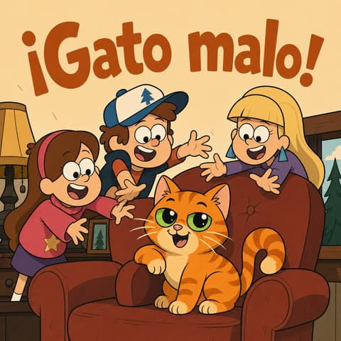 ¡Gato malo! | Libro ATAL de vida cotidiana nivel 22