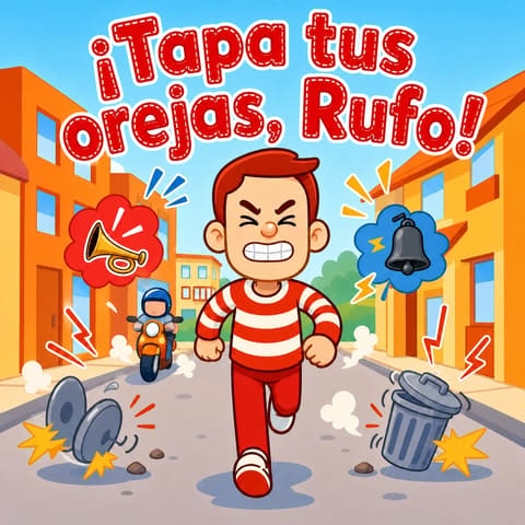 ¡Tapa tus orejas, Rufo! | Libro ATAL de vida cotidiana nivel 50