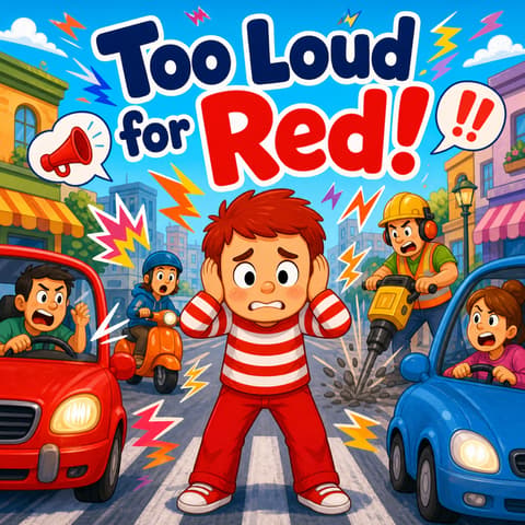 Too Loud for Red! | Bookbot Decodable Reader Level 56