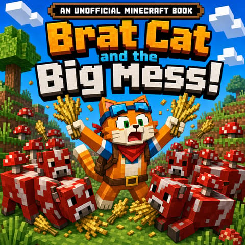 Brat Cat and the Big Mess! | Bookbot Decodable Reader Level 5