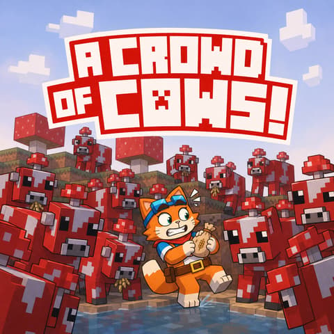 A Crowd of Cows!