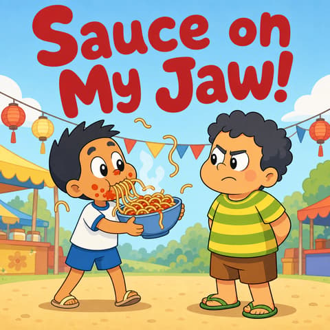 Sauce on My Jaw! | Bookbot Decodable Reader Level 33