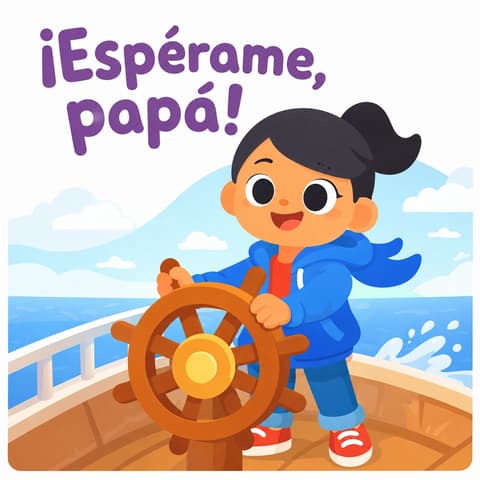 ¡Espérame, papá! | Libro ATAL de aventura nivel 48