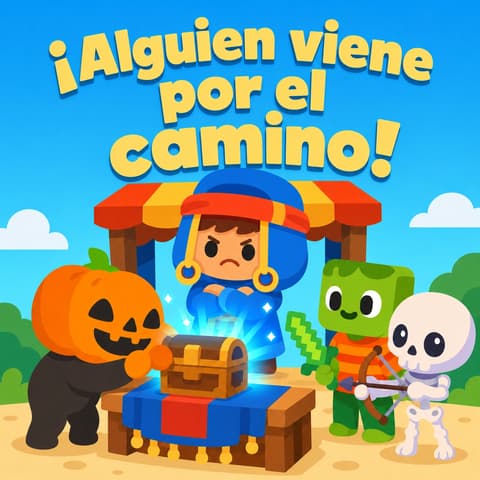 ¡Alguien viene por el camino! | Libro ATAL de Minecraft nivel 79