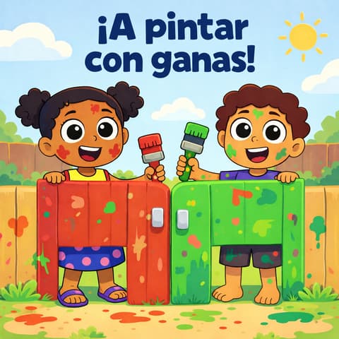¡A pintar con ganas! | Libro ATAL de vida cotidiana nivel 38