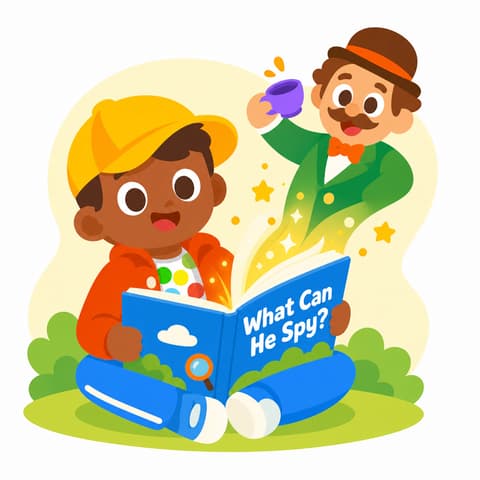 What Can He Spy? | Bookbot Decodable Reader Level 22