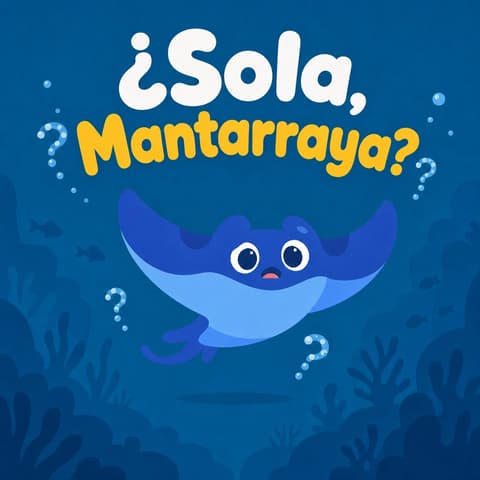 ¿Sola, Mantarraya? | Libro ATAL de animales nivel 24