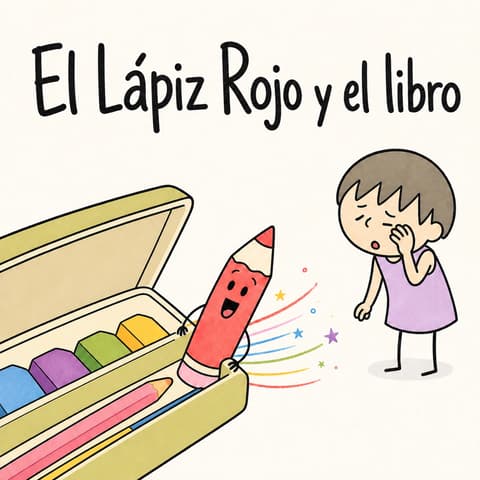 El Lápiz Rojo y el libro | Libro ATAL de vida cotidiana nivel 24