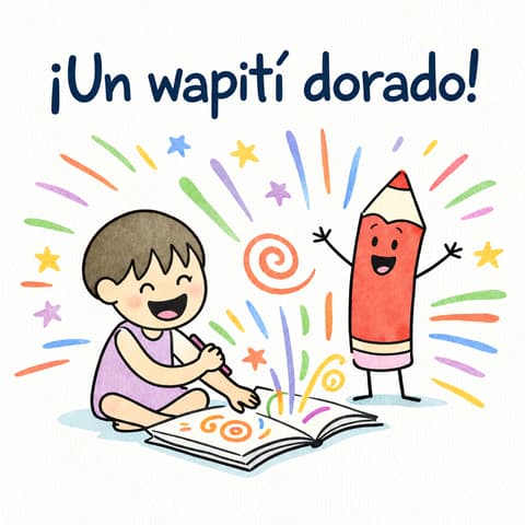¡Un wapití dorado! | Libro ATAL de vida cotidiana nivel 48