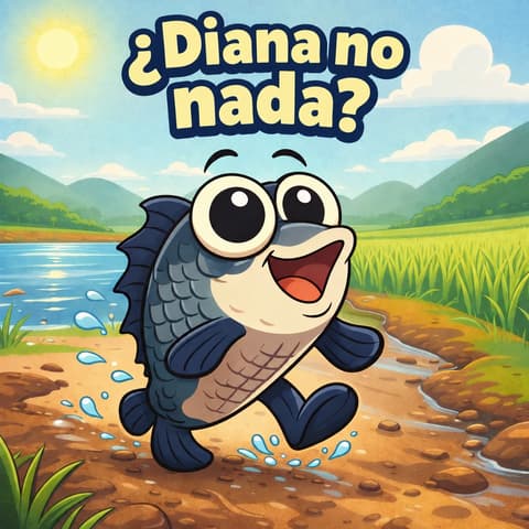 ¿Diana no nada? | Libro ATAL de animales nivel 26