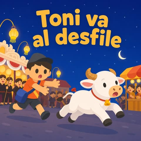 Toni va al desfile | Libro ATAL de vida cotidiana nivel 80