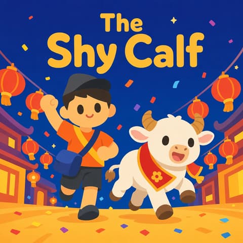 The Shy Calf | Bookbot Decodable Reader Level 4