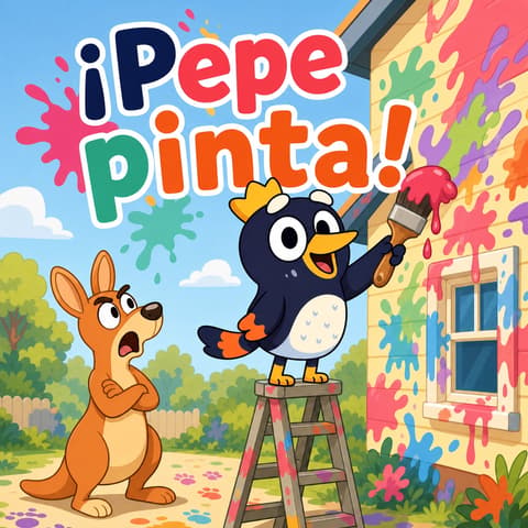 ¡Pepe pinta! | Libro ATAL de animales nivel 24