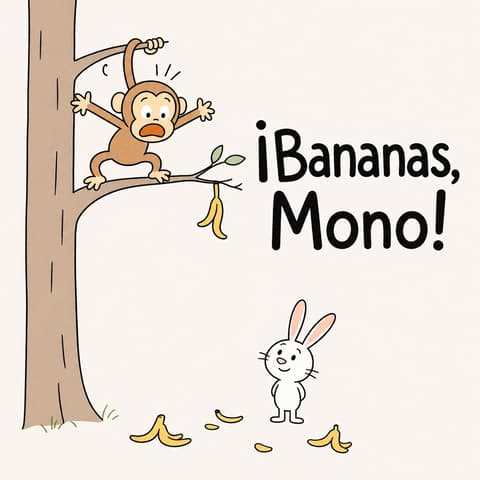 ¡Bananas, Mono! | Libro ATAL de animales nivel 24