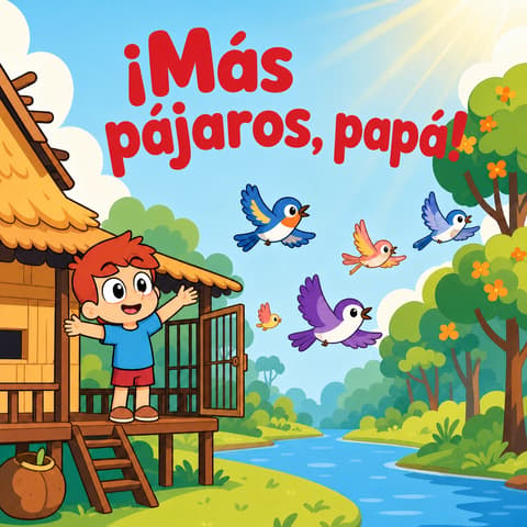 ¡Más pájaros, papá! | Libro ATAL de vida cotidiana nivel 53