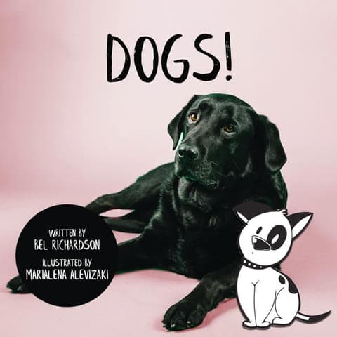 Animals Decodable Reader with V/V Syllable Division | Dogs!