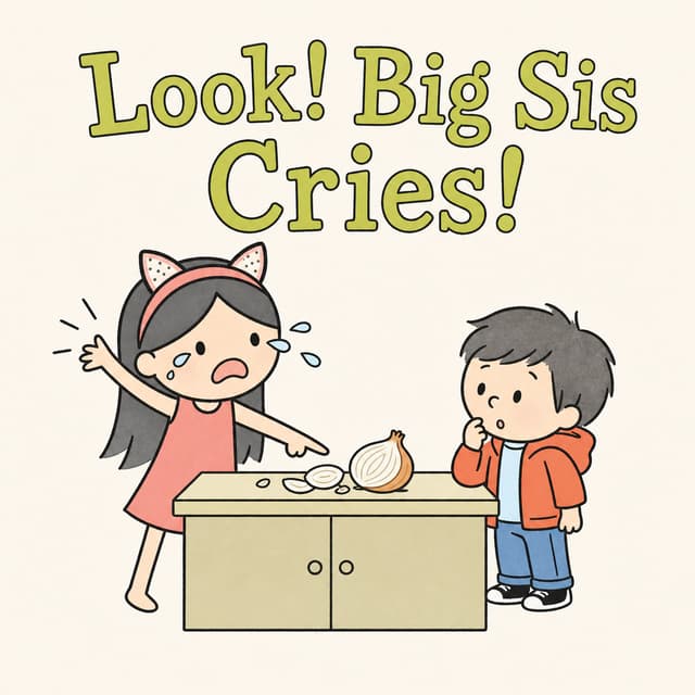 Look! Big Sis Cries!