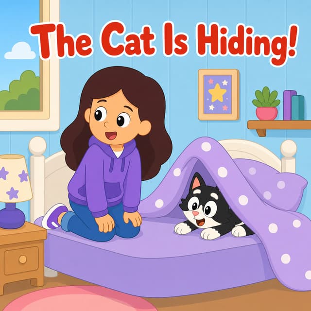 The Cat Is Hiding!