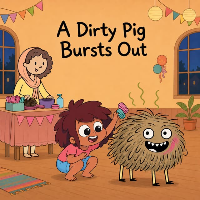 A Dirty Pig Bursts Out