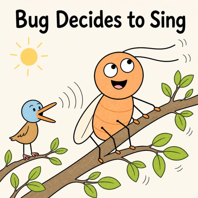 Bug Decides to Sing