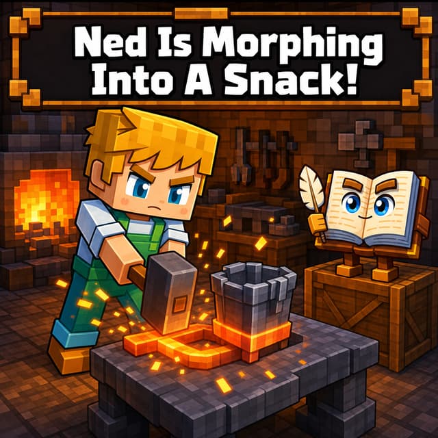 Ned Is Morphing Into A Snack!
