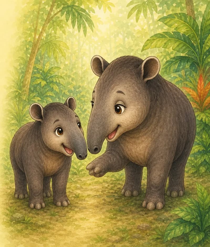 Diana and Dora standing close together, heads bowed slightly toward one another as Dora gives gentle advice. Diana's expression is attentive and grateful. Setting: a calm jungle background. Mood: warm, wise, closing feel-good page.