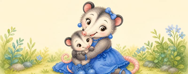 Zulma wraps her arms gently around tiny Zaida in a warm hug. Both of them look at peace; Zaida still wears the oversized blue shoes. The mood is the warm, happy resolution of the story.