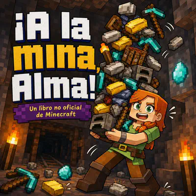 ¡A la mina, Alma! | Libro ATAL de Minecraft nivel 33
