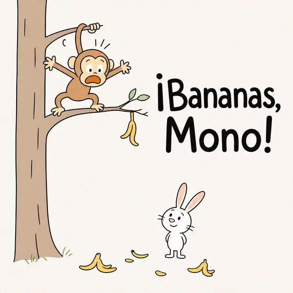 ¡Bananas, Mono! | Libro ATAL de animales nivel 24