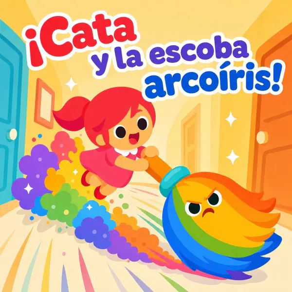 ¡Cata y la escoba arcoíris! | Libro ATAL de vida cotidiana nivel 18
