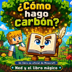 ¿Cómo hago carbón? | Libro ATAL de Minecraft nivel 59