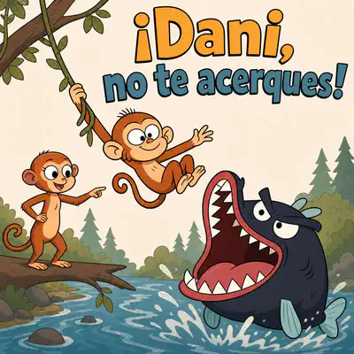 ¡Dani, no te acerques! | Libro ATAL de animales nivel 73