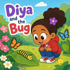 Diya and the Bug | Bookbot Decodable Reader Level 56