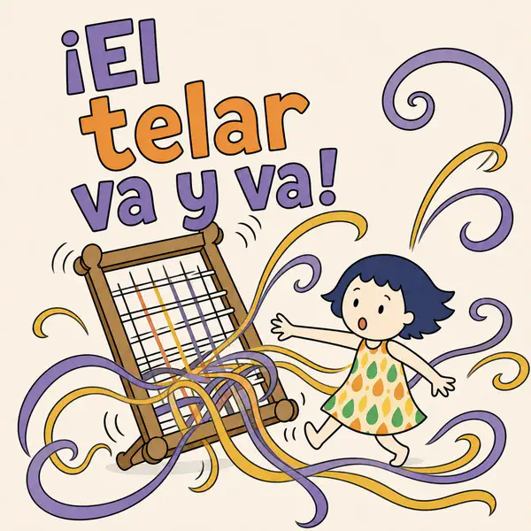 ¡El telar va y va! | Libro ATAL de vida cotidiana nivel 36