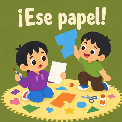 ¡Ese papel! | Libro ATAL de vida cotidiana nivel 2