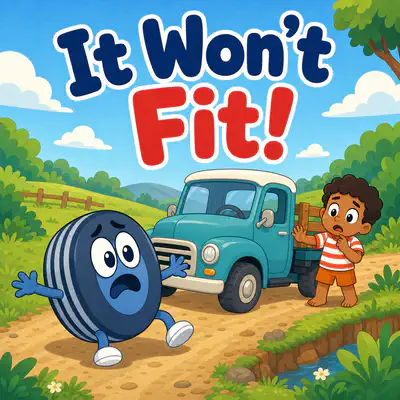 It Won't Fit! | Bookbot Decodable Reader Level 2