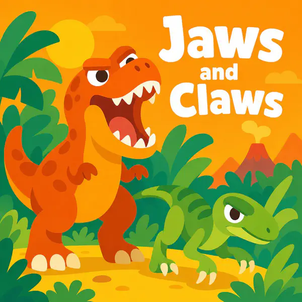 Dinosaur Decodable Reader with aw and au Vowel Teams