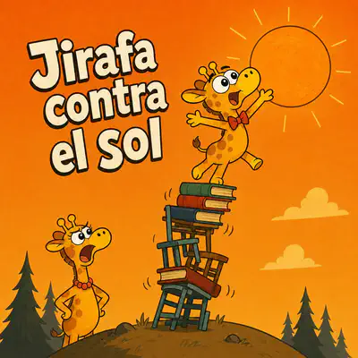 Jirafa contra el sol | Libro ATAL de animales nivel 64