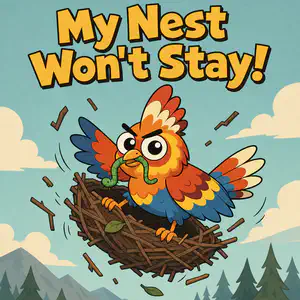 My Nest Won't Stay! | Bookbot Decodable Reader Level 34