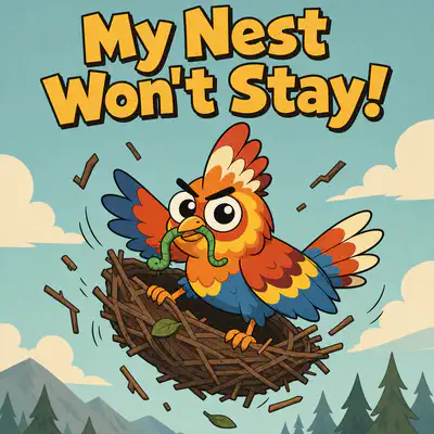 My Nest Won't Stay! | Bookbot Decodable Reader Level 34