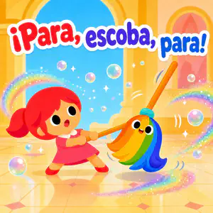 ¡Para, escoba, para! | Libro ATAL de vida cotidiana nivel 46