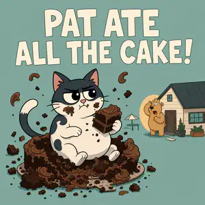 Pat Ate All the Cake! | Bookbot Decodable Reader Level 52