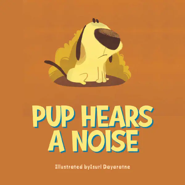 Free Decodable Reader with Short u Words | Pup Hears a Noise
